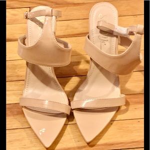 Nude Pointed Toe Sandal